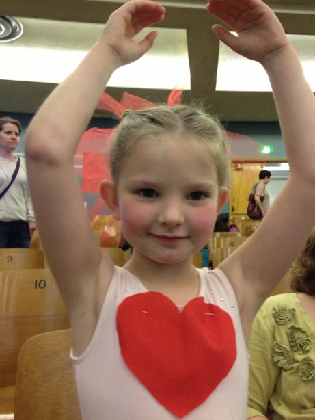 Kate's first ballet recital